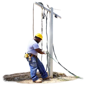 Urban Lineman Work Png Eeq PNG Image