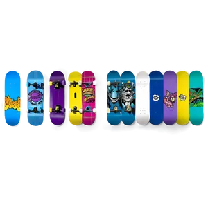 Urban Skateboard Deck Layout Png Wen59 PNG Image