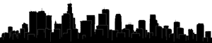Urban Skyline Silhouette PNG