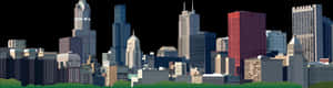 Urban Skyline Vector Illustration PNG image with transparent background