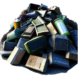 Urban Trash Heap Png Jxv61 PNG Image