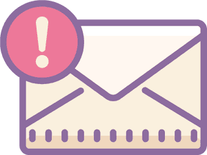 Urgent Email Notification Icon PNG