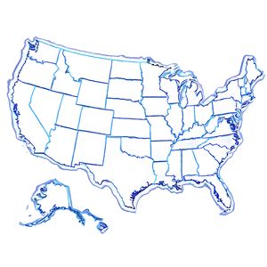 Us Map Outline For School Project Png Snq PNG Image