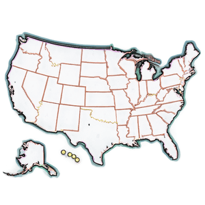 USA Map Outline PNG 94 PNG image with transparent background