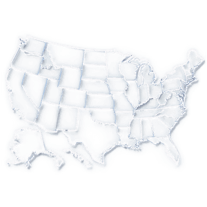 USA Map with States PNG pri PNG