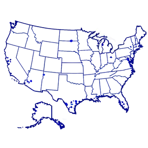 Usa Outline With Rivers Png 78 PNG Image