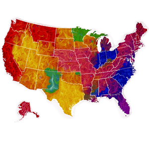 USA Road Map PNG 05252024 PNG