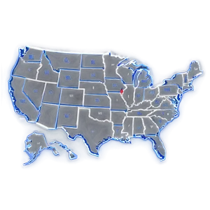 Usa State Capitals Map Png Ufe PNG Image