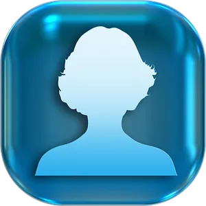 User Profile Icon Blue PNG Image