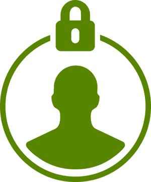 User Profile Icon Locked PNG image with transparent background