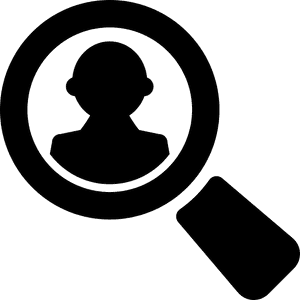 Person Search - Search People Icon Png, Transparent Png PNG