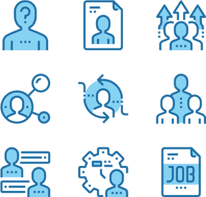 Essential Set - Blue Human Icon Png, Transparent Png PNG image with transparent background