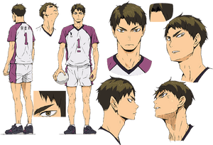 Ushijima Wakatoshi Character Design, HD Png Download PNG image with transparent background