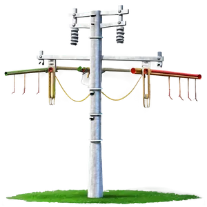 Utility Pole With Transformers Png Cuh88 PNG Image