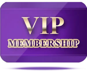 V I P Membership Card Design PNG Image