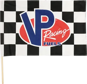 V P Racing Fuels Checkered Flag PNG Image