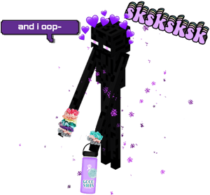 Image - Black Enderman Memes, HD Png Download PNG