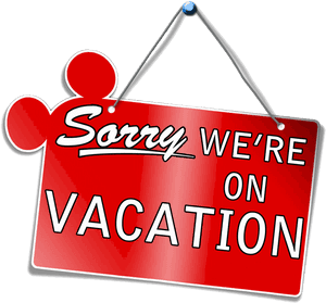 Transparent Disney Family Vacation Clipart - We Are On Vacation Sign, HD Png Download PNG
