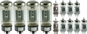 Vacuum Tubes Array Electronics PNG Image