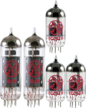 Vacuum Tubes E L84 E C C83 PNG Image