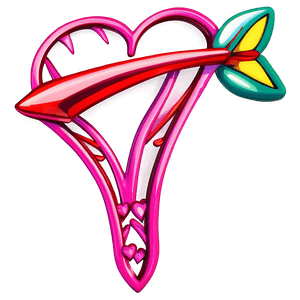 Valentine Heart Arrow PNG fce26 PNG