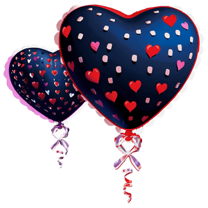 Valentine Heart Balloon PNG 06262024 PNG