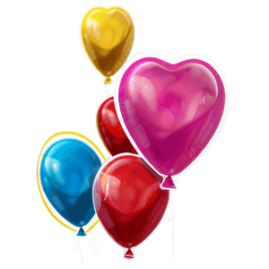 Valentine Heart Balloon PNG oun97 PNG