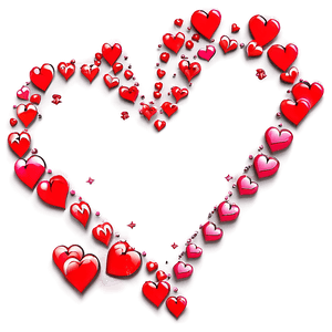 Valentine Heart Border PNG 06262024 PNG