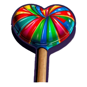 Valentine Heart Lollipop Png Tsq50 PNG Image