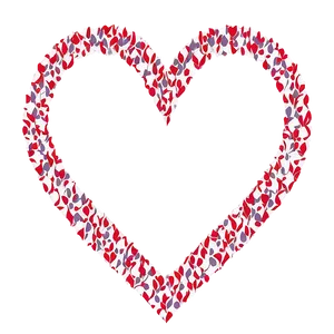 Valentine Heart Pattern Png 88 PNG Image