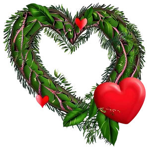 Valentine Heart Wreath Png 58 PNG Image