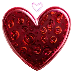 Valentine's Day Red Hearts Png Xtv PNG Image