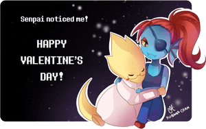 Valentine's Day Card - Happy Valentines Day Undertale, HD Png Download PNG image with transparent background