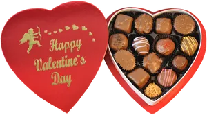 Valentines Day Chocolate Box PNG Image