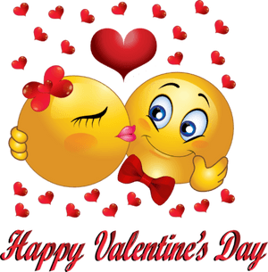 Transparent Valentines Day Background Png - Happy Valentines Day Emoji, Png Download PNG image with transparent background