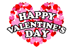 Valentines Day Heart Graphic PNG Image