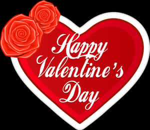 Feliz Día De San Valentín Corazón Rojo, HD Png Download PNG