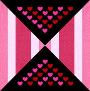 Valentines Hearts Pattern PNG image with transparent background