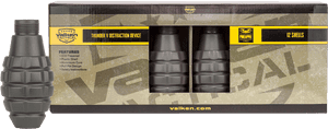 Valken Thunder V Grenade Shells, 12 Pack, Pineapple - Thunder V Pineapple Grenade PNG