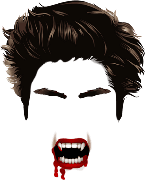 Vampire Hair Transparent, HD Png Download PNG image with transparent background
