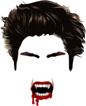 Vampire_ Emoji_ Style_ Illustration PNG Image