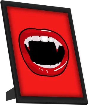 Vampire Teeth Illustration PNG Image