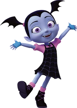 Vampirina Cheerful Pose PNG Image