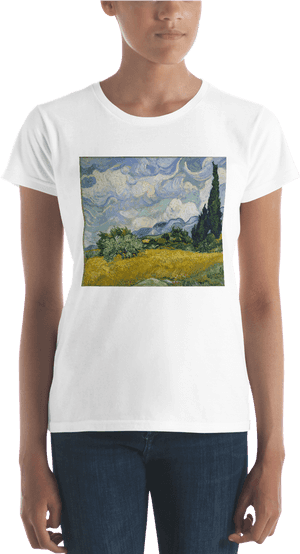 Transparent Wheat Field Png - Wheat Field With Cypresses, Png Download PNG image with transparent background