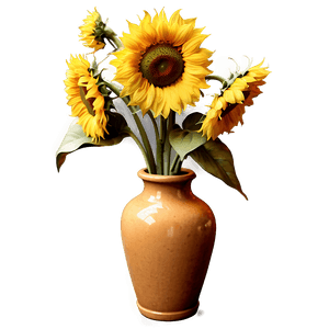 Van Gogh Sunflowers Art PNG 49 PNG