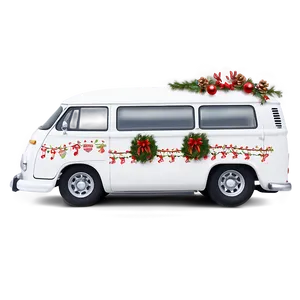 Van With Christmas Decor Png Gdm92 PNG Image