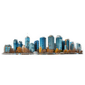 Vancouver Cityscape PNG 06202024 PNG image with transparent background