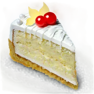 Vanilla Cake Slice Png 29 PNG Image