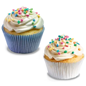 Vanilla Cupcakes Png Kvx PNG Image