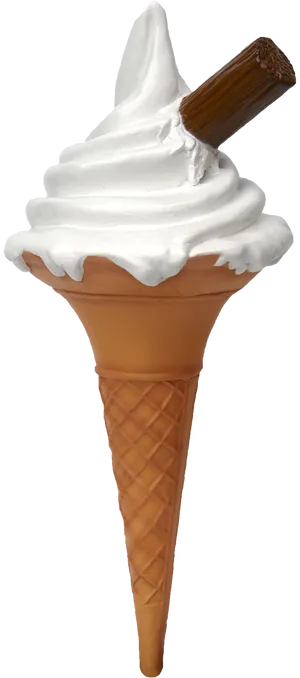 Vanilla Ice Cream Cone Clipart PNG Image